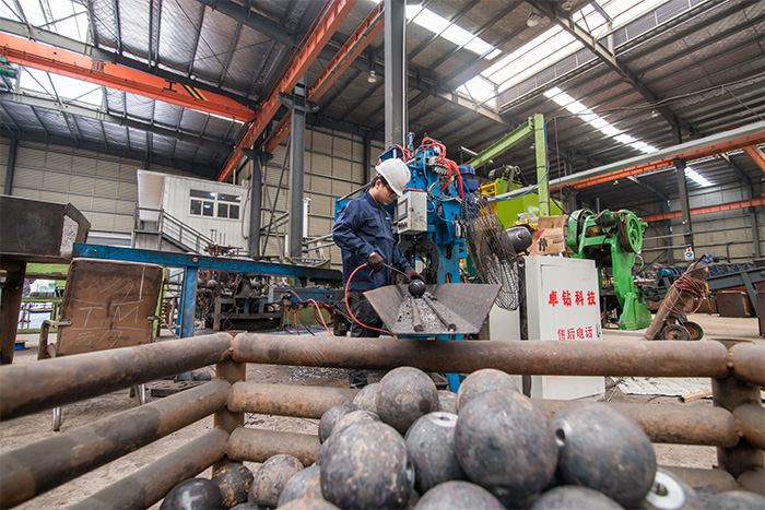 崇左网架配件-螺栓球加工车间